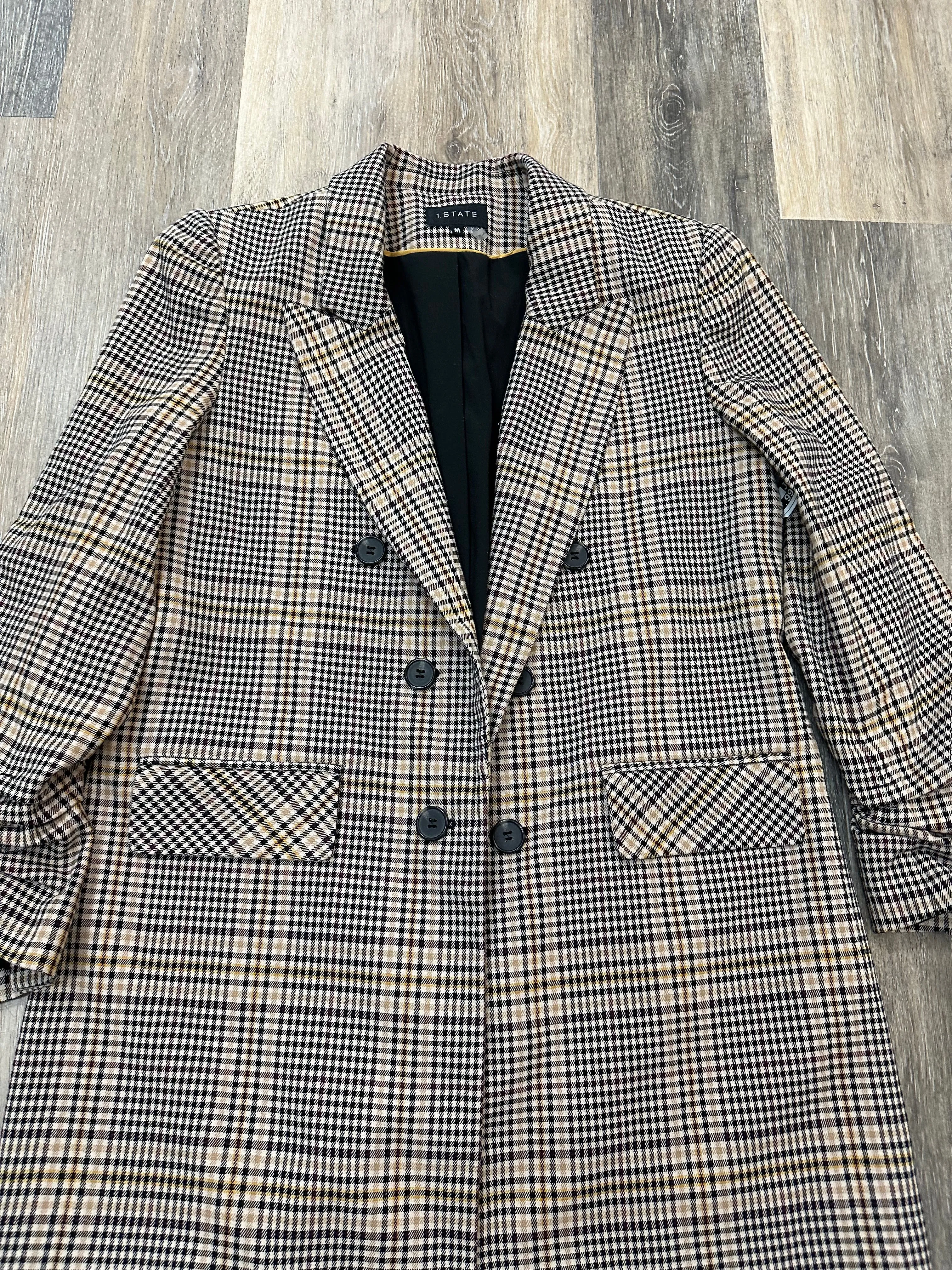 Blazer By 1.state In Plaid Pattern, Size: M