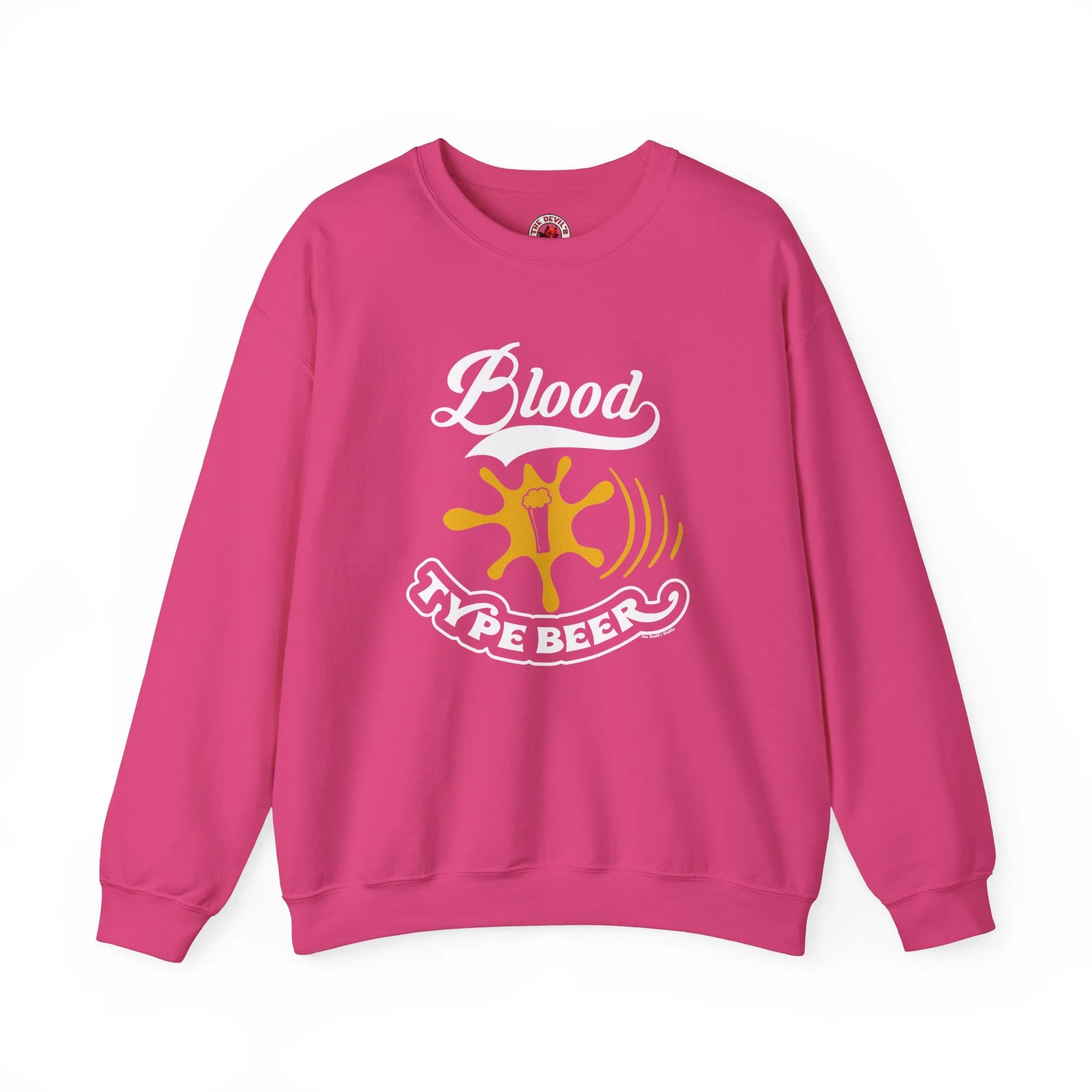 Blood Type Beer Crewneck Sweatshirt