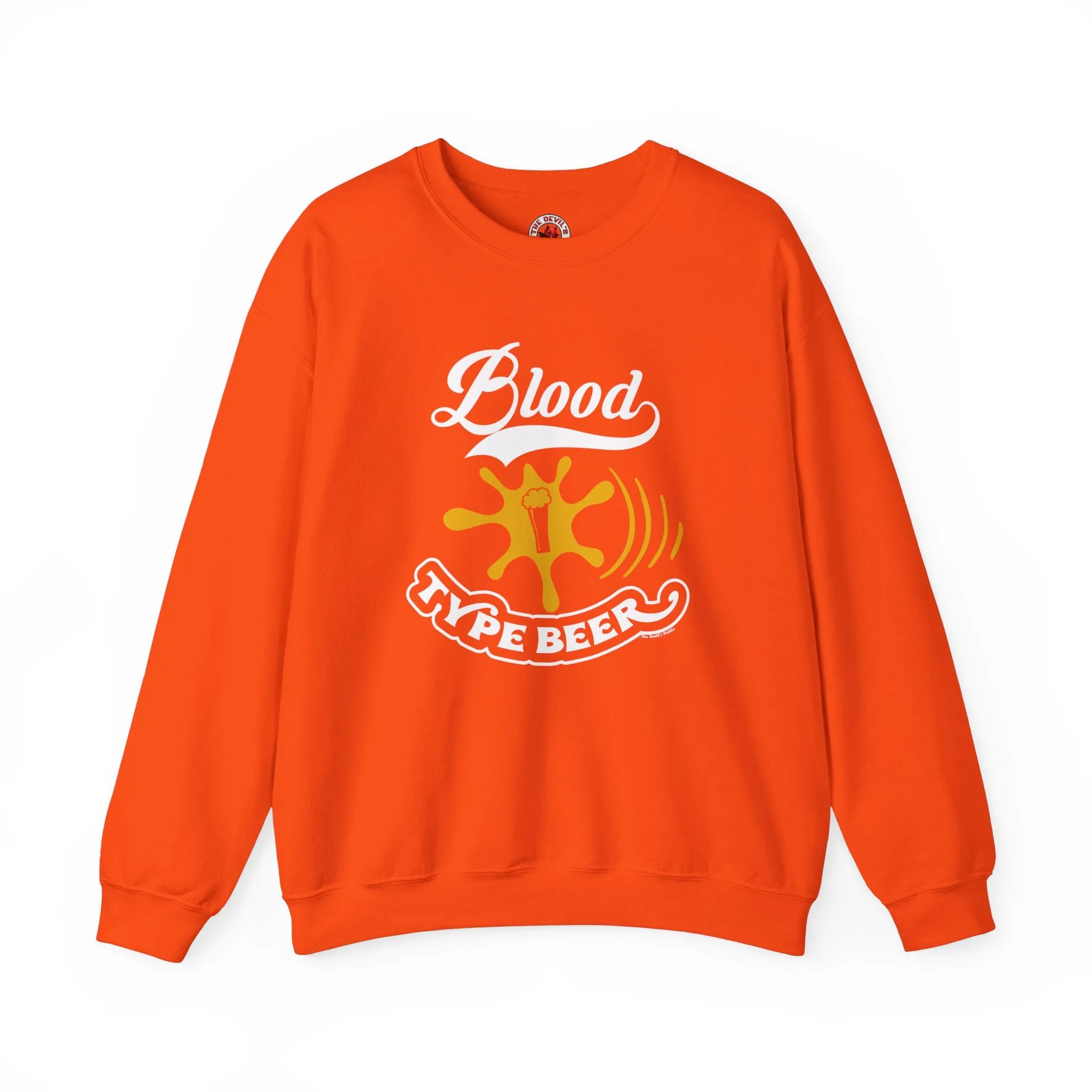 Blood Type Beer Crewneck Sweatshirt