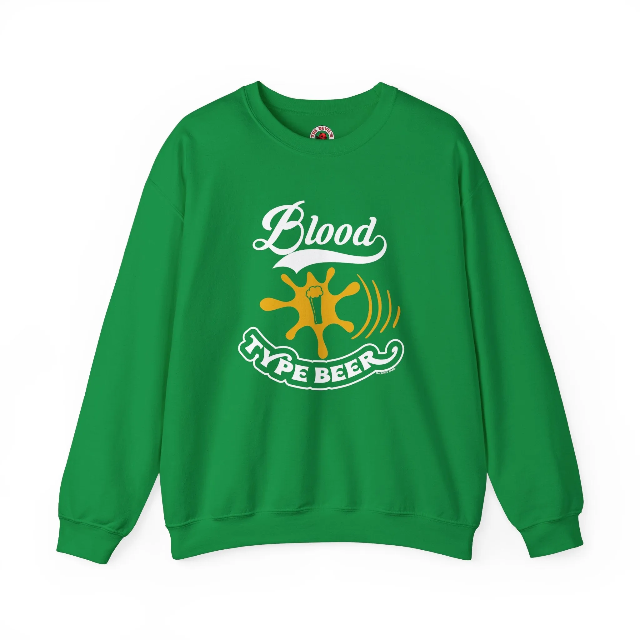 Blood Type Beer Crewneck Sweatshirt