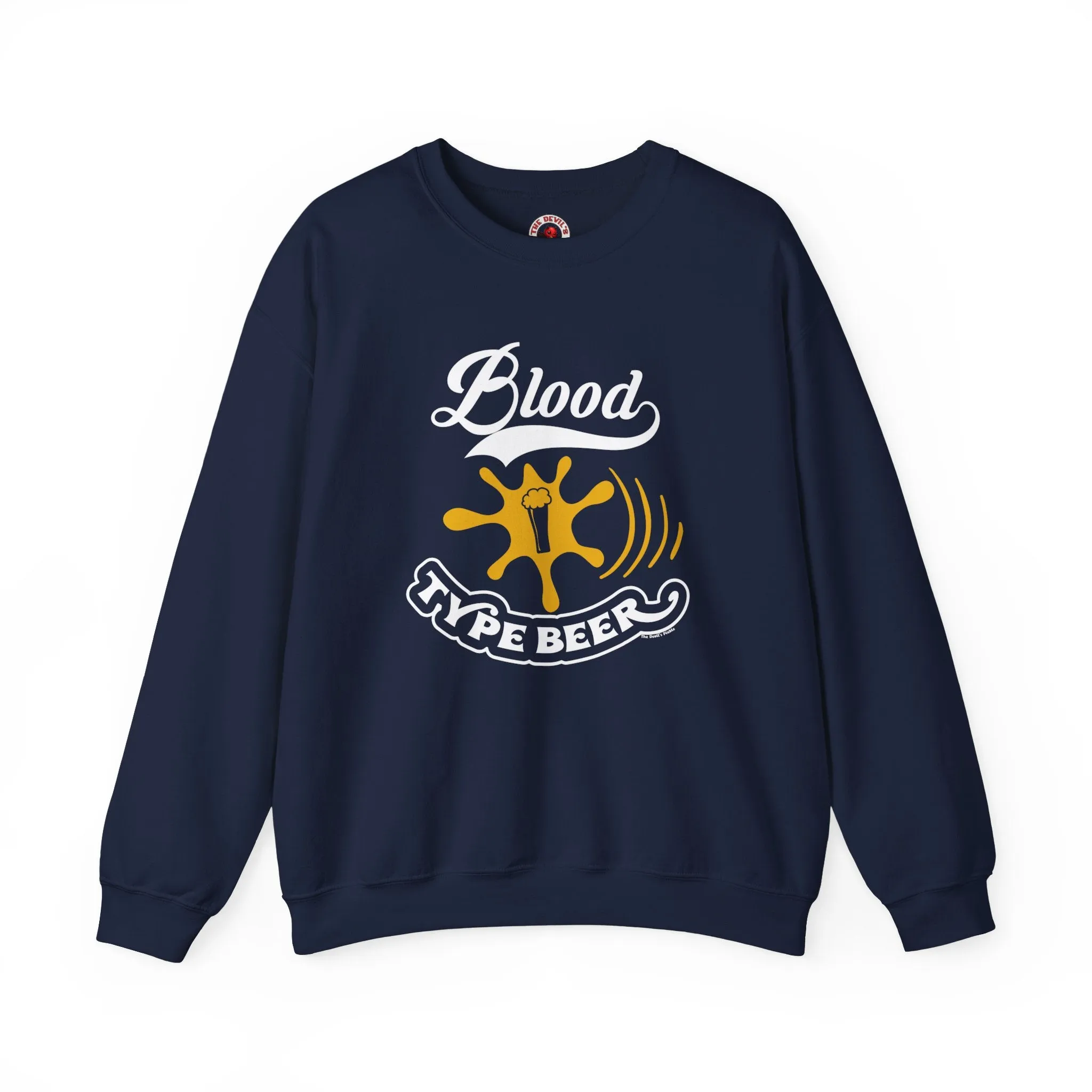 Blood Type Beer Crewneck Sweatshirt