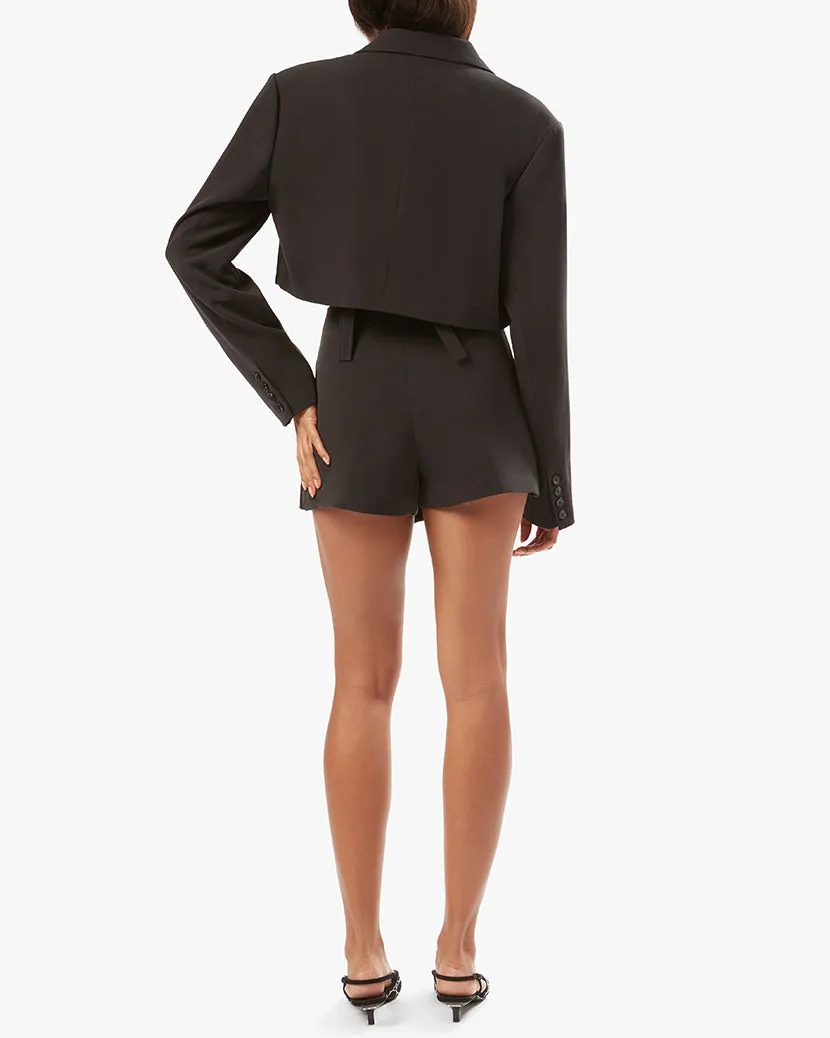 Boxy Cropped Suiting Blazer