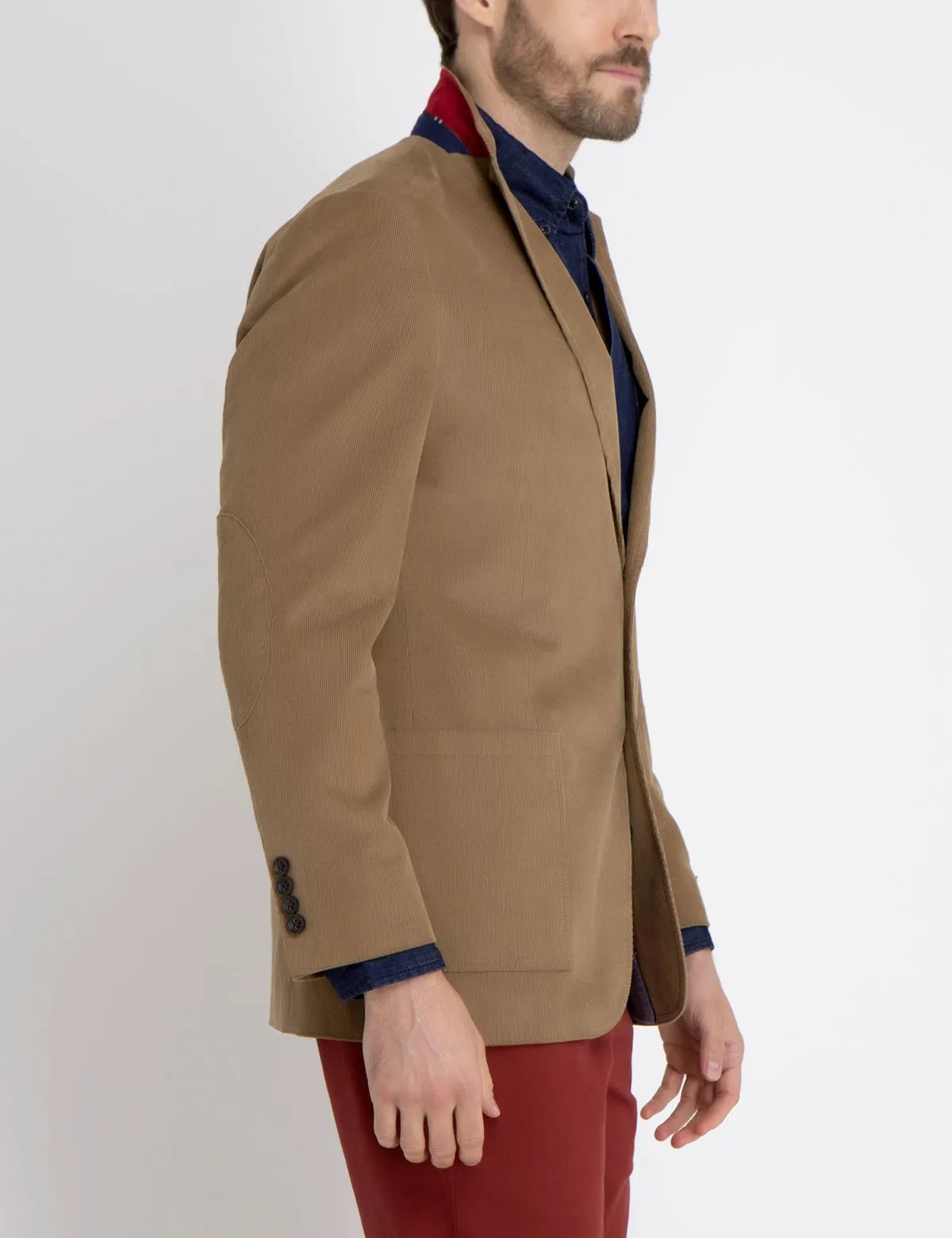 BROWN CORDUROY BLAZER