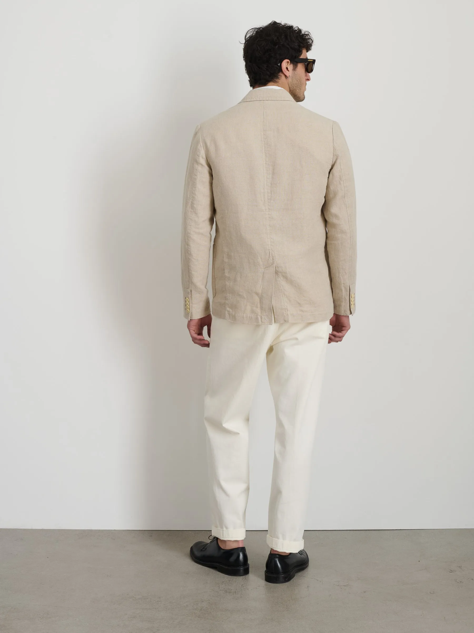 Mercer Blazer in Flax Linen
