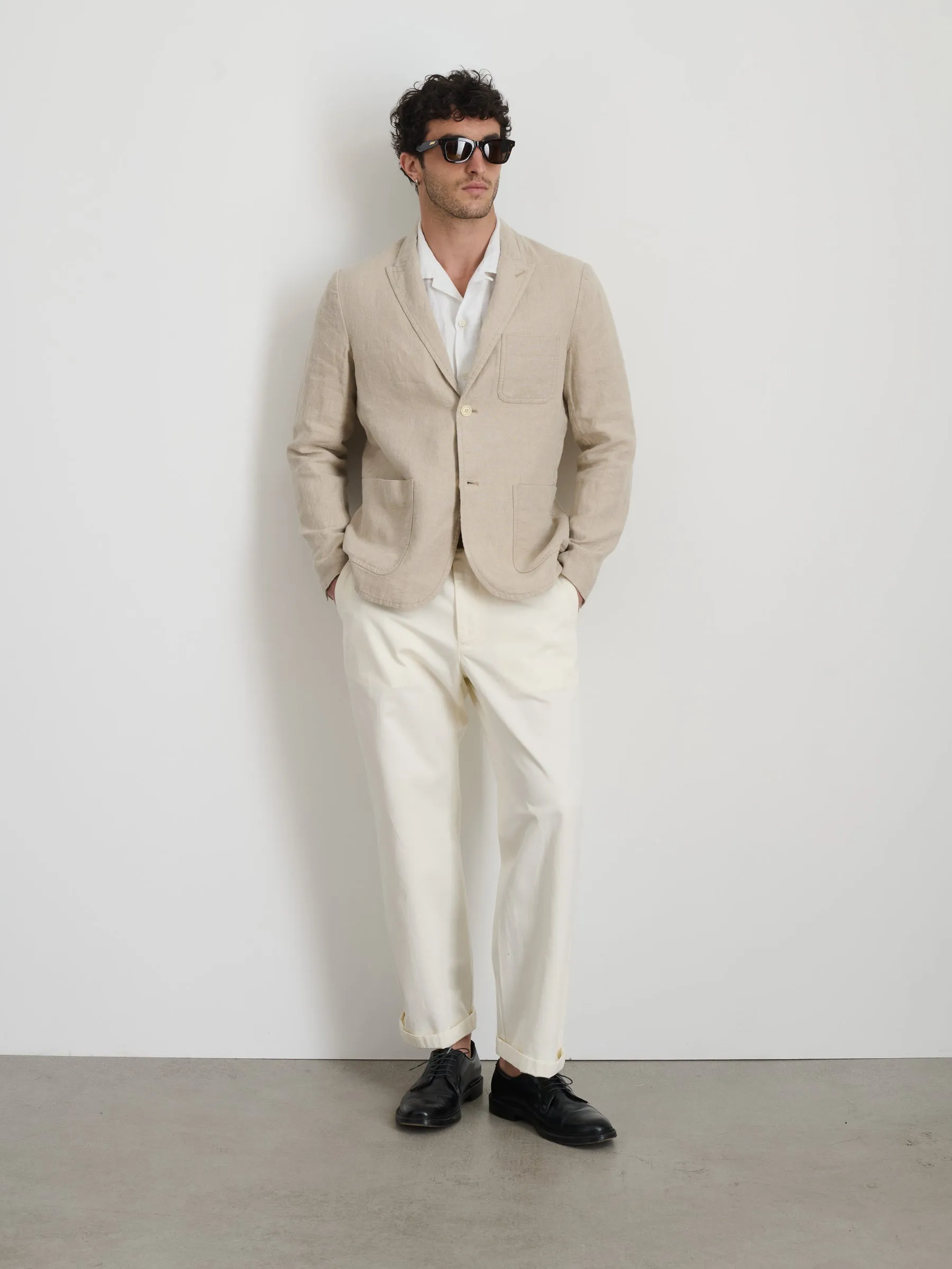 Mercer Blazer in Flax Linen