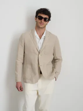 Mercer Blazer in Flax Linen
