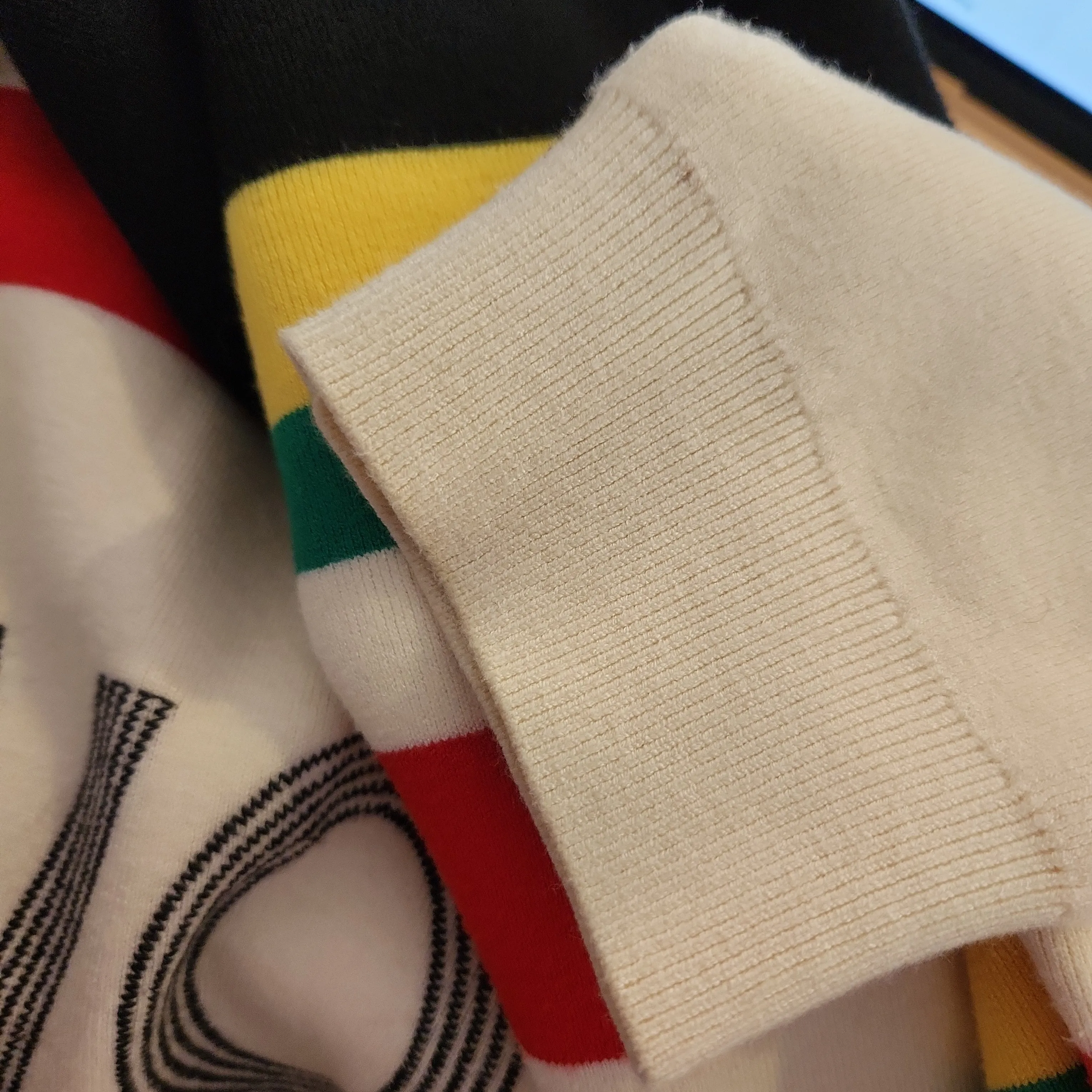 Sandro 'World' Multi-coloured Knit Sweater | Pre Loved |