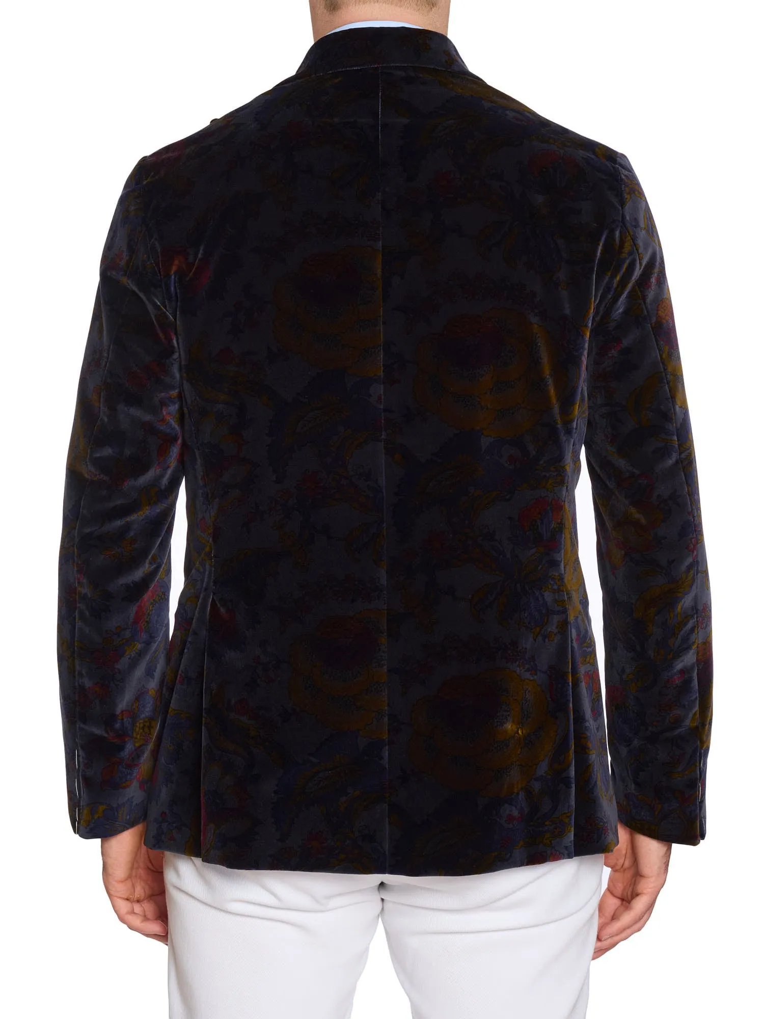 SARTORIA PARTENOPEA Blue Velvet Dinner Jacket Blazer EU 50 NEW US 40 Current Model