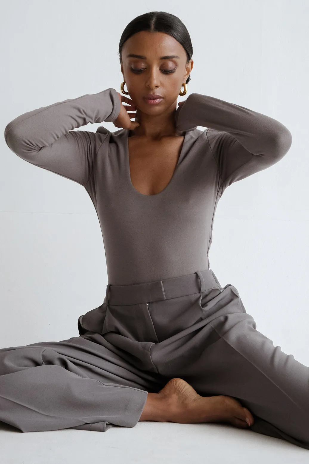Scoop Long Sleeve Bodysuit
