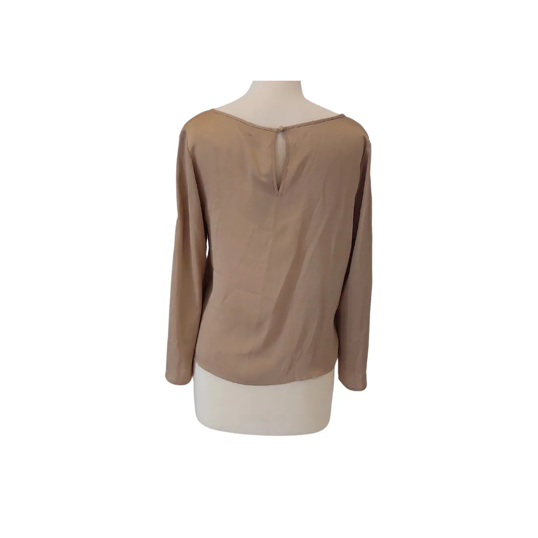 Vince Camuto Beige Button-details Blouse | Brand new |
